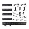 Garvee Garage Tool Organizer Wall Mount, 64 Inch Heavy Duty Garden Tool Storage Organization with 12 Adjustable Hooks
