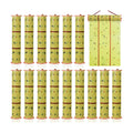 Qualirey 15 Pcs Giant Flypaper Fly Traps, 295ft Sticky Yellow | Roll Fly Tape for Indoor Outdoor, Non Toxic Sticky