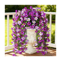 INQCMY Artificial Fake Flowers Plants for Outdoor Spring Summer Decoration