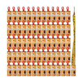 Qualirey 160 Pack Fly Strips Sticky Fly Trap Indoor Outdoor Hanging Ribbon Tape Paper Flying Insect Trap Gnat Killer