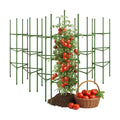 CEWOR 6 Pack Tomato Cage, 51.2 Inch Tall Adjustable Tomato Trellis | Tomato Cages for Garden, Plant Support Structure