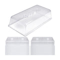 ZJP 20 Pack Heavy Duty 5" Humidity Dome for 1020 Seed Starter Trays – Clear Vented Propagation Cover & Cloning Lid for