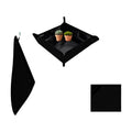 27"x27" Plant Transplanting Mat - Thickened Waterproof Potting Mat, Succulent Gardening Mat, Portable Repotting Mat for Mess Control, Indoor Outdoor Use (PVC-Black)