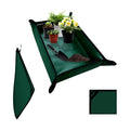 39.5"x31.5" Plant Transplanting Mat - Thickened Waterproof Potting Mat, Succulent Gardening Mat, Portable Repotting Mat for Mess Control (PVC-Green)