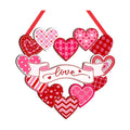 Britimes Welcome Door Sign, Wooden, for Front Door, Valentines Day Love
