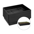 mwellewm 10 Pcs Seed Starter Tray Kit 1014 Seed Starting Trays Square Seedling Plant Tray Planting Sturdy Microgreens