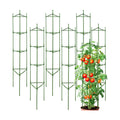 63-Inch Heavy Duty Tomato Cages, 6-Pack Extra Tall Metal Tomato Trellis, Steel Tube Plant Cage for Indeterminate