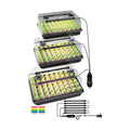 54-Cell Seed Starter Tray with Full Spectrum Grow Light | Plant Germination Trays Growing Kit with Humidity Dome, Auto