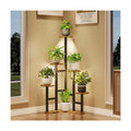 Corner Plant Stand Indoor with Grow Lights 6 Tiered Corner Plant Shelf