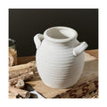 Vanselia Ceramic Flower Vase Home Decor Living Room Table Vases (6" Rustic)