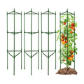 TCBWFY 4-Pack 48-Inch Adjustable Tomato Cages, Heavy-Duty Metal Plant Support Trellis for Garden and Pots, DIY Tomato