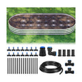 HIRALIY Raised Bed Drip Irrigation Kit, Medium | For Flower Bed up to 3 x 8FT, Garden Irrigation System