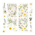 95 Pcs White Pressed Dried Flowers for Resin, Real Natural Bulk Dry Wildflowers Leaves Perfect for Epoxy Molds, DIY Crafts, Home Decor, Soap Candles Jewelry Making