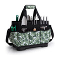 Marscamd Garden Tool Bag with Hard Bottom, Garden Tote with Shoulder Strap | Multiple Pockets, No Accessories Included