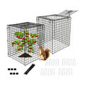 Metal Plant Cages for Outdoor Plants, Garden Cloches for Plants Rustproof | Heavy-Duty Rustproof Metal,Durable plant