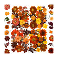 92 Pcs Fall Dried Pressed Flowers for Resin Molds, Real Natural Bulk Dry Wildflowers Leaves Perfect for Epoxy, DIY Crafts, Nails, Soap Candles Jewelry Making, and Home Decor