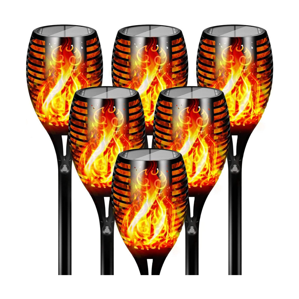 Otdair 43" Solar Torch Lights Outdoor with Flickering Flame for Halloween