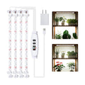RWNTAO Grow Lights for Indoor Plants, 13" Grow Light Strips with Timer 3/9/12 H, 10 Dimmable Levels, 192 LEDs Full