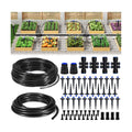 HIRALIY 220FT Garden Drip Irrigation Kit for Large Gardens | Quick-connect watering system with 33FT 15mm hose, 32