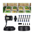 HIRALIY 50FT Automatic Drip Irrigation Kit with Timer | Quick-connect garden watering system with 40FT tubing, 10FT