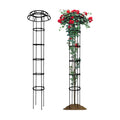 1 Pack Umbrella Trellis for Climbing Plants, 76 Inch Tall Adjustable Plant Support for Outdoor Indoor Garden, Sturdy