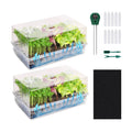 Adawook Self-Watering Seed Starter Tray, Seed Starter Kit Self Water, Germination Trays for Seed Starting with High
