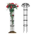 Mushroom Obelisk Trellis for Climbing Plants Outdoor 65", Adjustable Weatherproof Garden Umbrella Plant Trellis Support