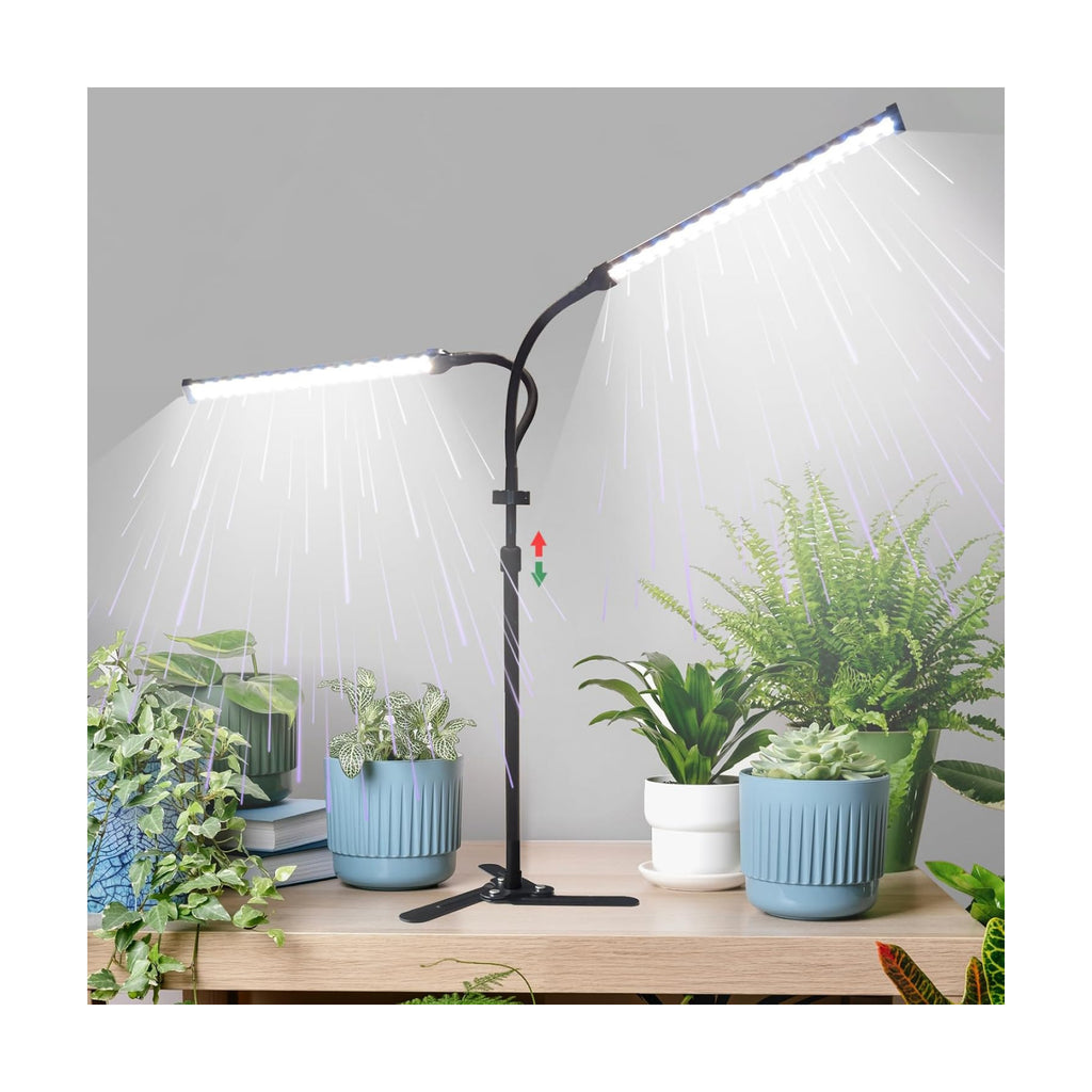 Professional Grow Lights for Indoor Plants Growing, Full Spectrum | 2026 Upgrade,162 LEDs, Height Adjustable 13-38", 3