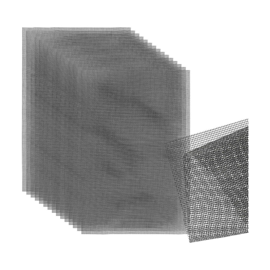 lasuroa 15pcs Flower Pot Hole Netting Mesh Pad, 30x20cm/11.8x7.8 Inch Bonsai Eye Mesh Drainage Screens Plant Pot Drainage Meshes Plant Accessories Kit Screen Meshes Preventing Substrate Leakage
