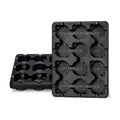 5 Pack Reusable 12 Cell Seed Starter Trays for 4 Inch Nursery Pots | Reinforced trays have raised bases and watering