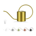 Plant Watering Can, 50 oz / 1500 ml Stainless Steel Metal - Modern Decorative with Long Spout for Indoor Potted Plants