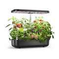 owltron Hydroponics Growing System Kit, 12 Pods Indoor Herb Garden with 24W LED Grow Light Full Spectrum, Planting