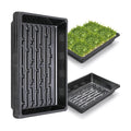 Sckee Upgraded 50 Pack Plant Growing Trays Seed Starting Tray Microgreens Growing Trays Seedling Plant Germination
