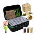 120 Slots Seed Storage Organizer Box, with 20 Seed Envelopes and Small Tool, Sturdy Seeds Saving Seed Bank Container Kit (Seeds not Included)