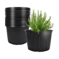 30 Pack 5 Gallon Plastic Nursery Pots,12.8 Inch Thickened Soft Plant Pots with Drainage Holes,Flower Planter Container