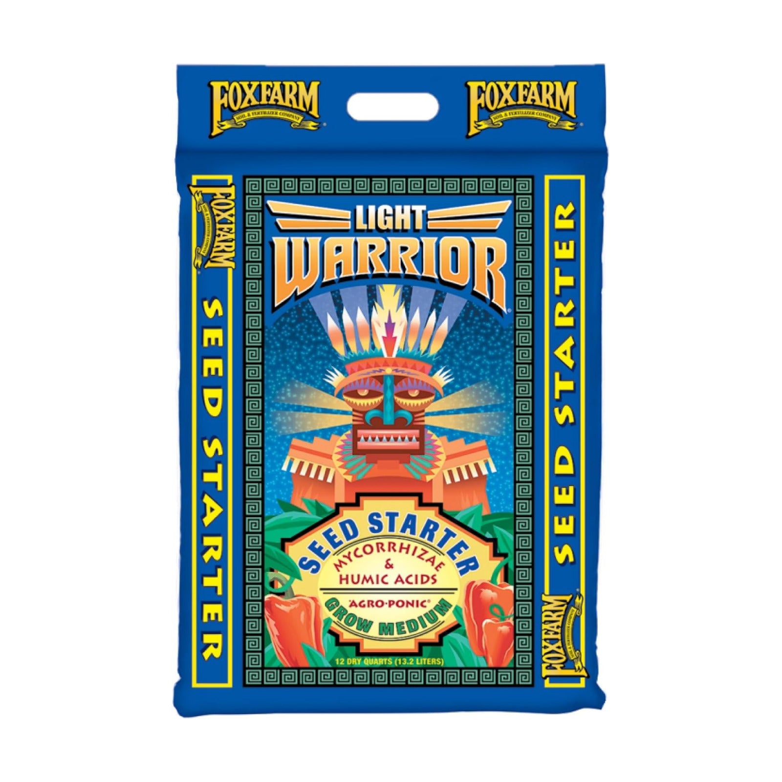FoxFarm Light Warrior Seed Starter Growing Medium, 12 Quart - Beneficial for Seed Germination and Root Development