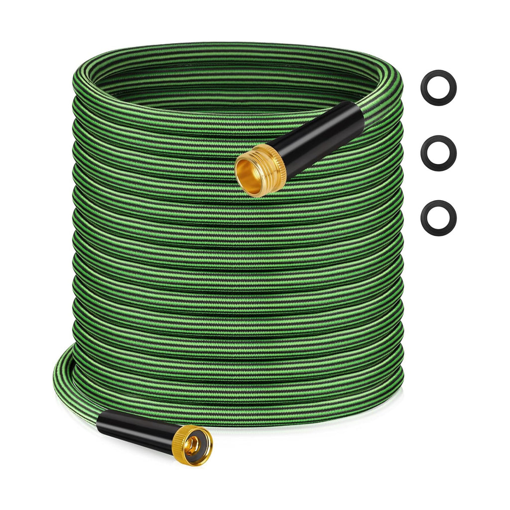 Garden Hose 75FT Non-Expandable Water Hose Flexible Kink-Free Lightweight Leak-Proof Sturdy Outdoor Hose Water Pipe for