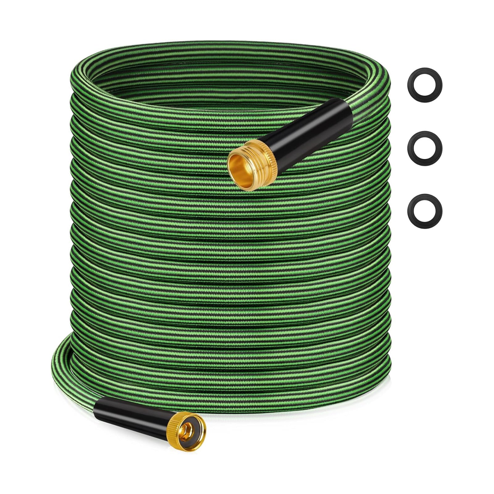 Garden Hose 75FT Non-Expandable Water Hose Flexible Kink-Free Lightweight Leak-Proof Sturdy Outdoor Hose Water Pipe for