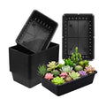 25 Pack Seed Starter Trays 10 x 7 inches Microgreens Growing Trays with Mesh Bottom for Germination, Hydroponic &