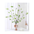 Waipfaru 6PCS Artificial Ficus Branches for Vase, Faux Greenery Stems for Vase Filler, 47in Realistic Flexible Eucalyptus Stems Fake Artificial Twig Plants Indoor Home Tables Centerpieces Office Decor