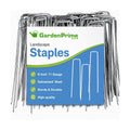 200 Pack 6 Inch Heavy Duty U-Shaped Landscape Staples, 11 Gauge Galvanized Steel Garden Stakes for Securing Landscape
