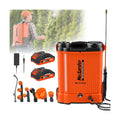 Maxlander 4.2 Gal Battery Powered Backpack Sprayer with 2 x 2.0Ah Battery | 90 Psi Adjustable Pressure, 6 Spray