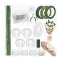 Hoemwarm Floral Tape and Boutonniere Kit, Corsage Wrist Bands Supplies