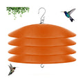 19.25-Inch Extra Large Squirrel Baffle,Hummingbird Feeder Shade Dome Cover, Bird Feeder Rain Guard, Hanging Squirrel Proof for Shepherd's Hook Outdoors (Terracotta) 4 Pack