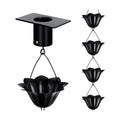 Rain Chains for Gutters Outside Black with Adapter 8.5FT 16 Cups | Rain Catcher Chain for Heavy Rain,Rust