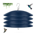 19.25-Inch Extra Large Squirrel Baffle,Hummingbird Feeder Shade Dome Cover, Bird Feeder Rain Guard, Hanging Squirrel Proof for Shepherd's Hook Outdoors (Blue) 4 Pack
