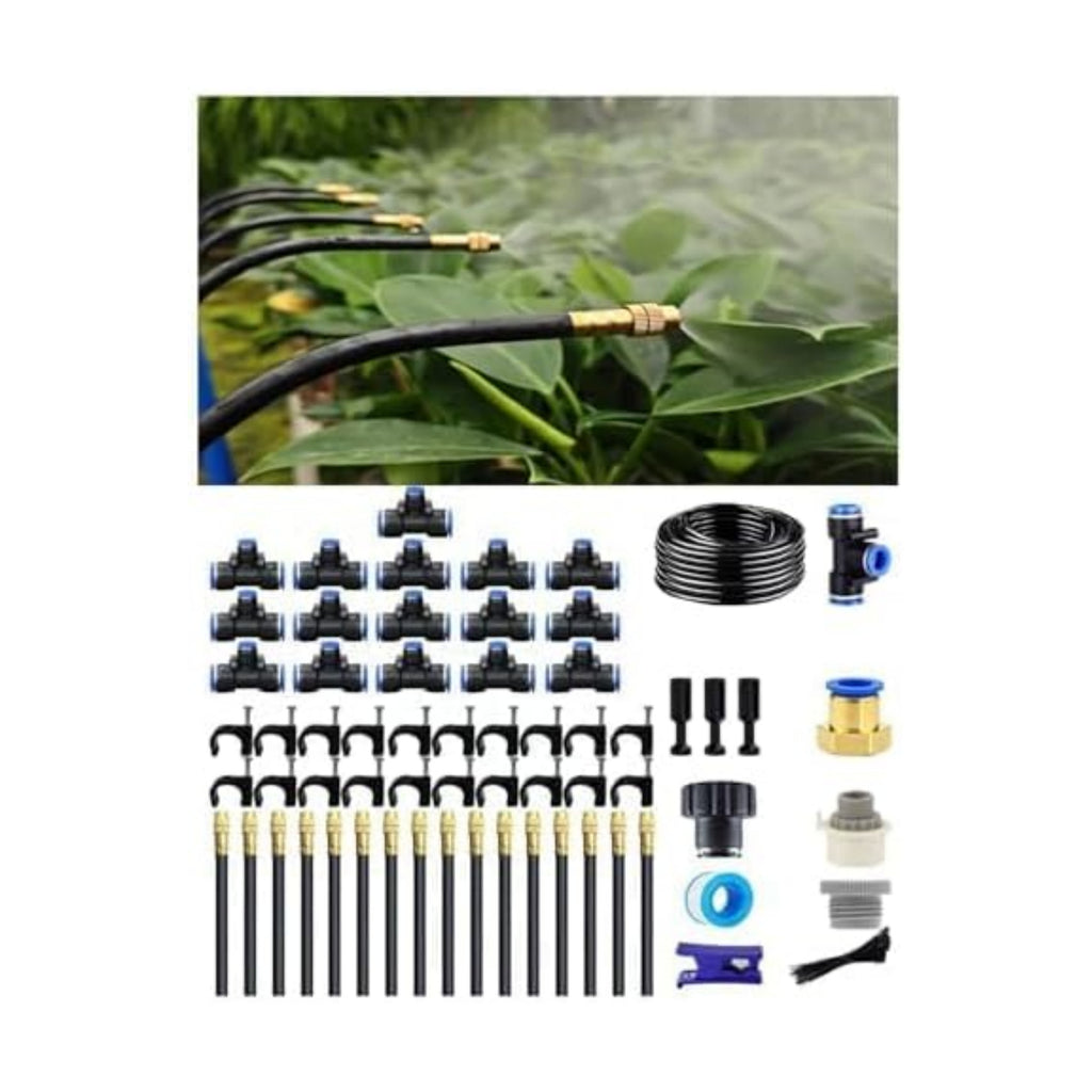 Drip Irrigation System,Automatic Garden Watering System, 360 Degree Adjustable Garden Sprinkler, High Output Mist Spray