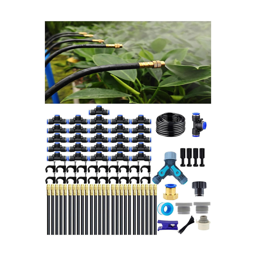 Drip Irrigation System,Automatic Garden Watering System, 360 Degree Adjustable Garden Sprinkler, High Output Mist Spray
