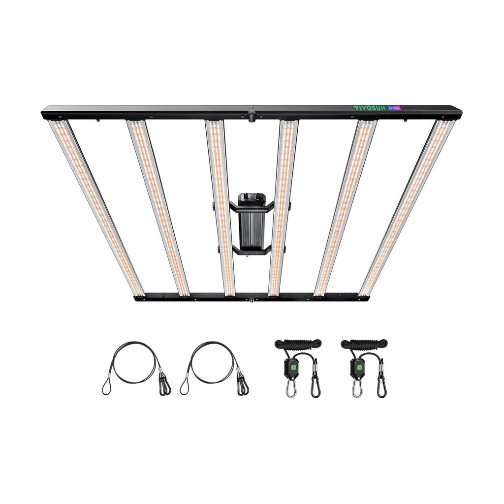 VIVOSUN LumaLight 750W LED Grow Light, Full Spectrum Indoor Plant Light | Deep Canopy Reach, Smart Dimmable LED Bar