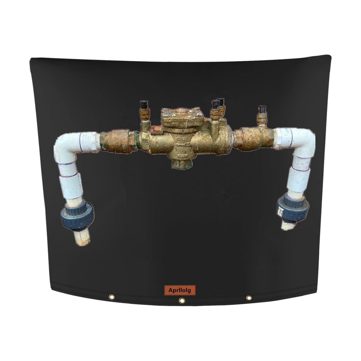 Insulated Backflow Preventer Cover, Black, 36" W x 36" H